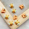 20Pcs Cute Mini cartoon bee and honey jar Nail Art Resin Designer Charms DIY Craft For Nail 3D Decorations Jewelry