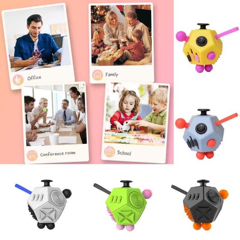 Dodecagon Fidget Cube Superior Anti-stress Toy For Adults Kids