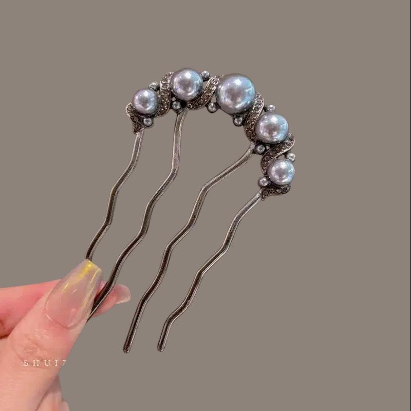 Elegant U-shaped Tassel Hairpin: Versatile Ancient Style Accessory for Updos