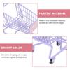 Model Shopping Cart Storage Hollow Toy Trolley Container Desktop Stationery Holder  Desktop