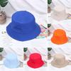 Fashion Outdoor Sunscreen Casual Bucket Hat Fisherman Cap Sun Caps Candy Color