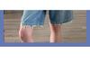 Korean-Style Summer 2026 Ripped Maternity Denim Shorts