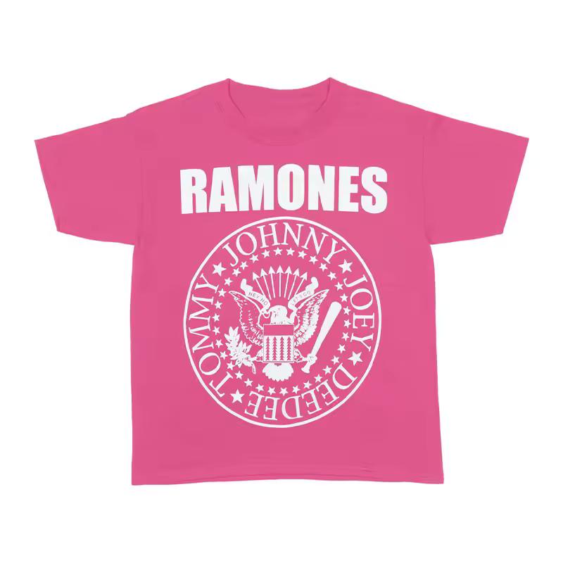 Ramones American Legendary Punk Band Casual T-shirt Men's and Women's Luxury Brand Top