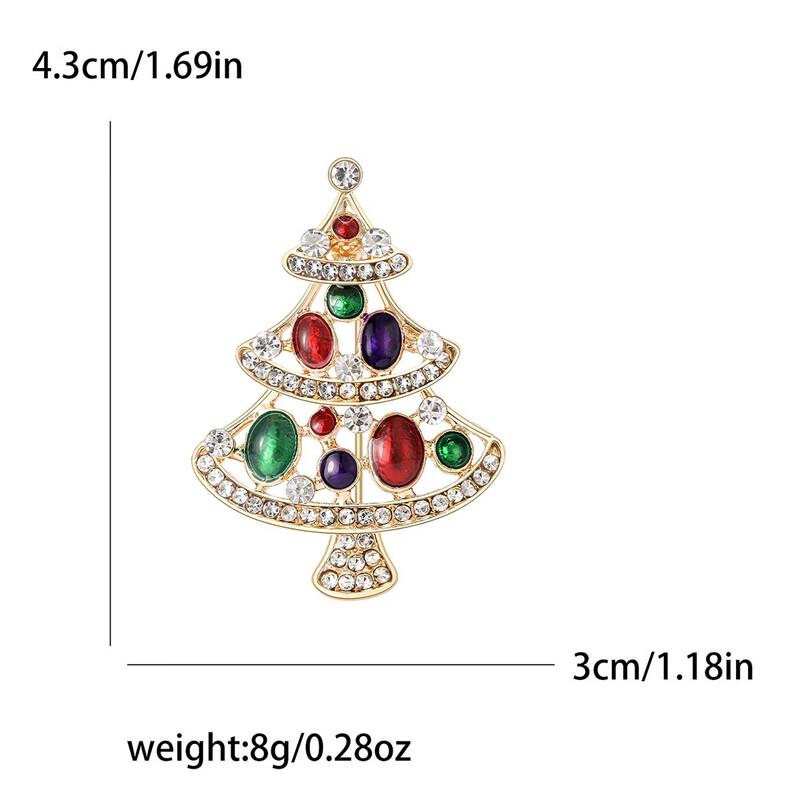 Набор рождественских брошей-пинов