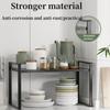 Carbon Steel Retractable Wardrobe Shelf Easy To Clean Microwave Shelves  Closet Organizer