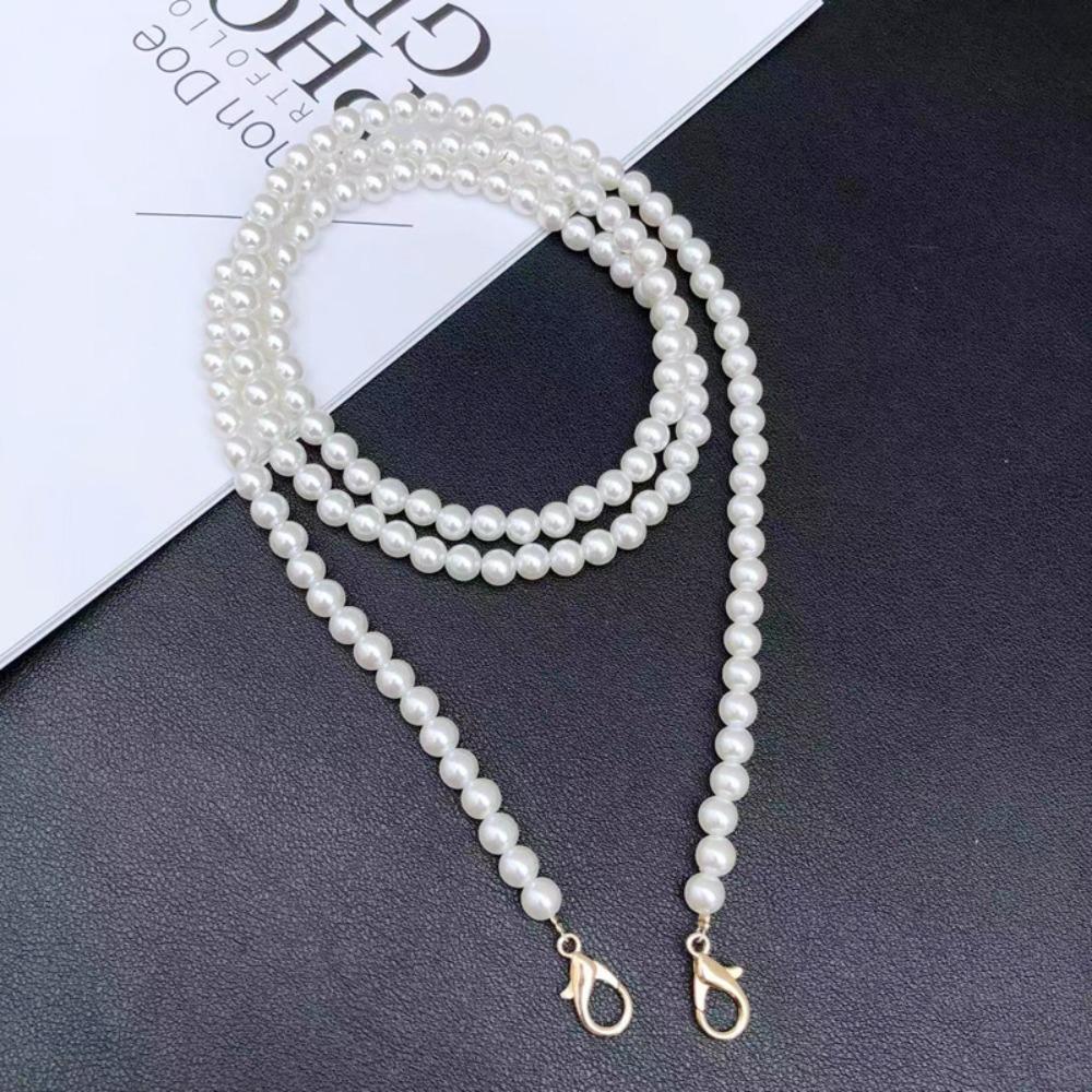 Anti Loss Pearl Crossbody Mobile Phone Chain Portable Pearl Strap Phone Chain Mobile Phone Pendant