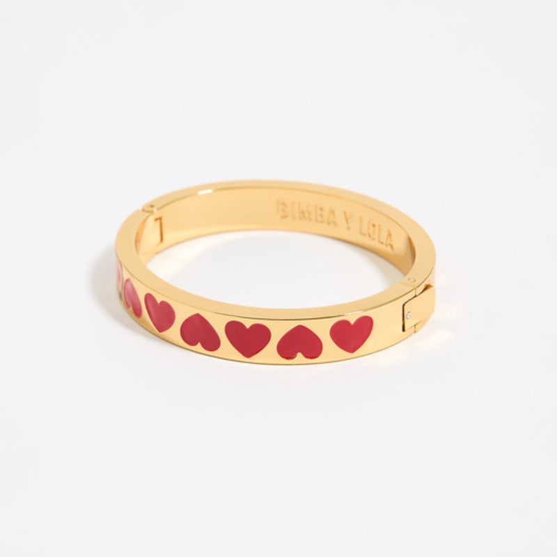 

BIMBA Y LOLA [25SS] BIMBA Y LOLA Red Enamel Heart Bracelet B255AIX006RDF Red_FREE