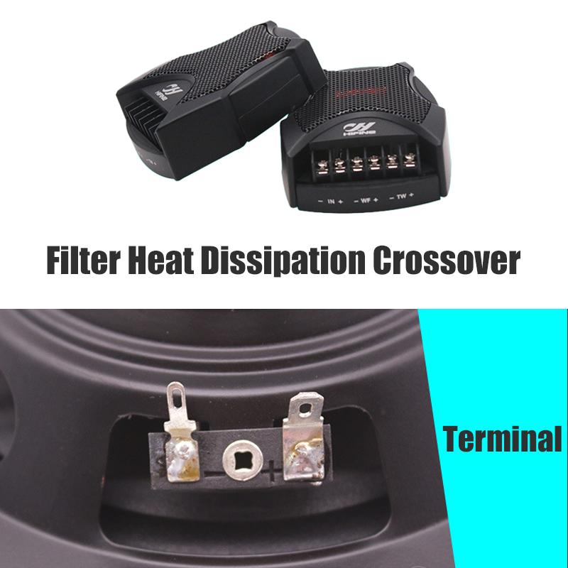 6.5 Inch Subwoofer 80W High Power Speaker HiFi Car Speaker Kit 2-Way Full Range Frequency Automotive Audio Music Stereo Speaker
