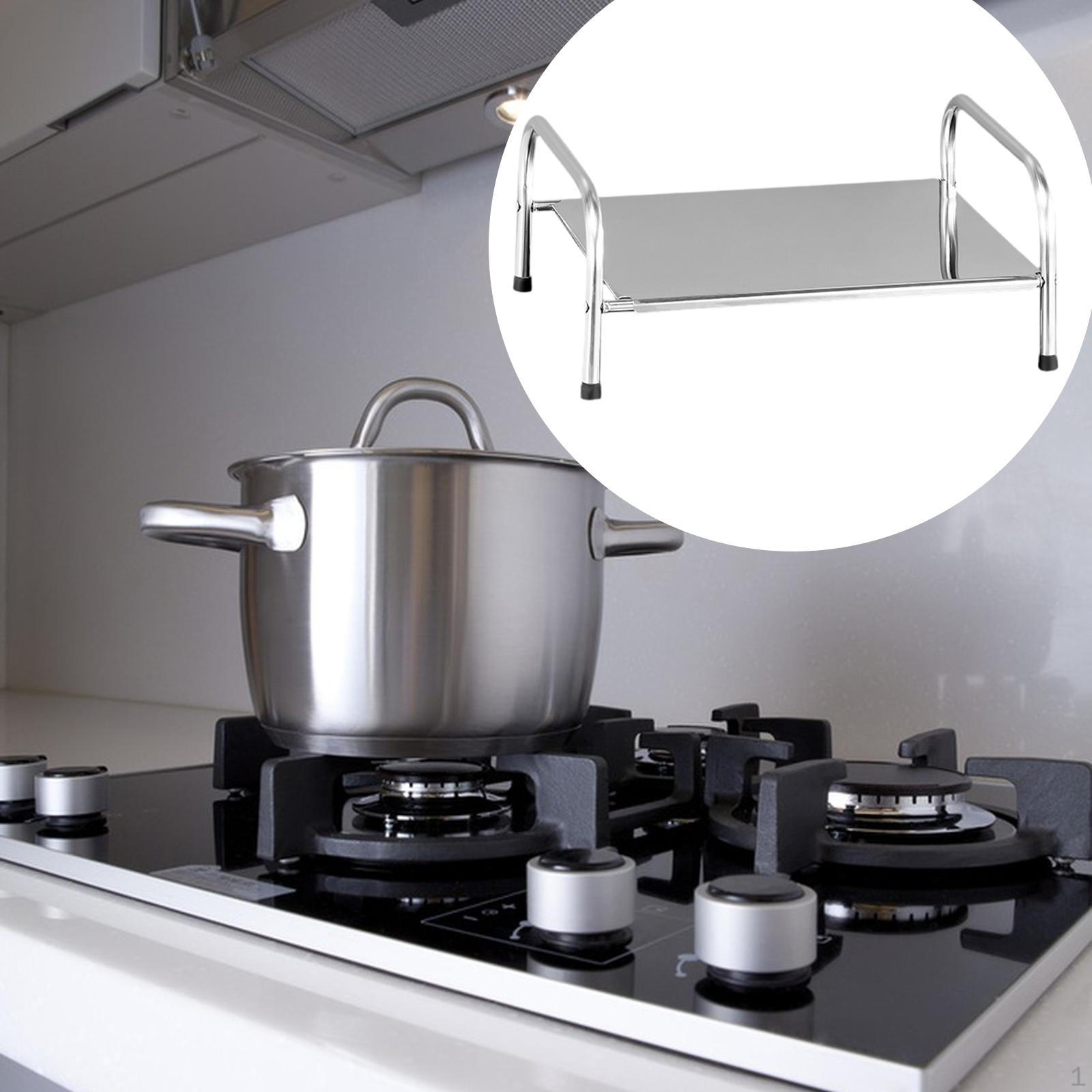 

Подставка для газовой горелки для индукционных плит с портативным дизайном и устойчивой опорой серебряный