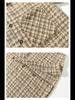Men's Autumn Houndstooth Retro Casual Long Sleeve Shirt Z258