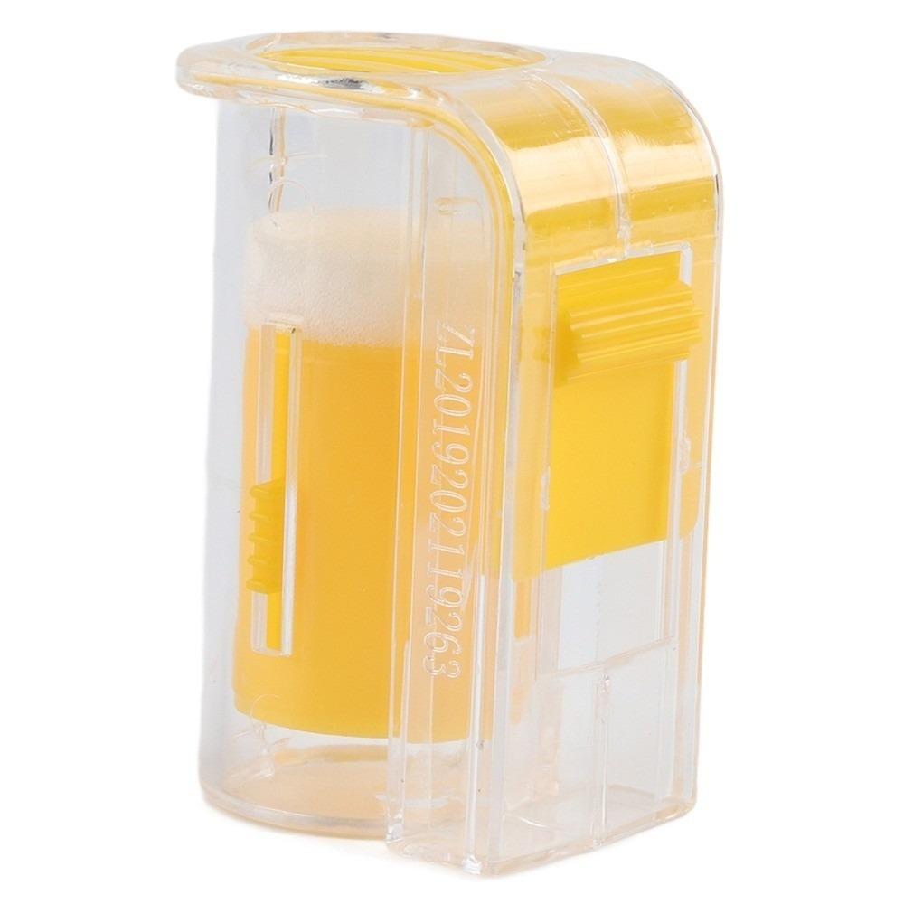 Durable Queen Bee Cage Plastic Queen Bee Marking Cage One Handed Queen Marking Catcher  Beekeeping жёлтый