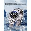 ADDIESDIVE Hot Sale GMT Quartz Watch Stainless Steel Bubble Mirror Glass BGW9 Super Luminous Men's Watches AD2035 NEW Waterproof