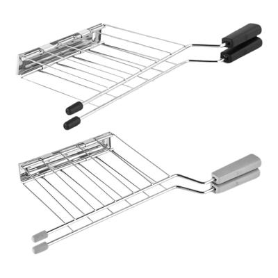 Toast Slice Holder Toaster Grill Rack Practical Bread Machine Sandwich Cage Grill Warming Rack for Broiling Household Kitchen