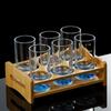 6 PCS/SET Transparent Shot Glass With Scales Liquor Glass Drink Cup Wine Dispenser  Gift Giving