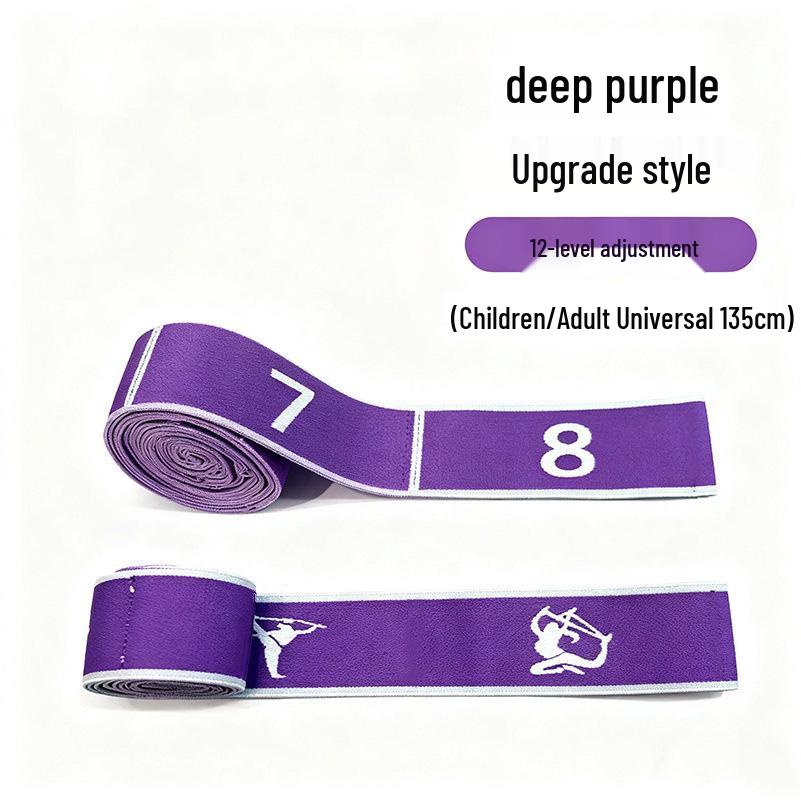 Kids' 8-Grid Stretch Band: Dance & Yoga Elastic Resistance Band