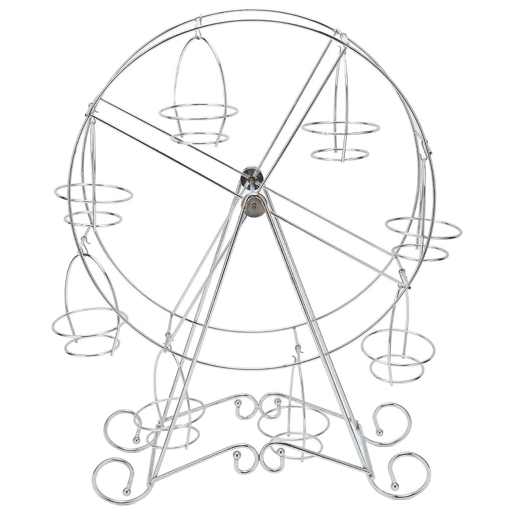 Ferris Wheel Cupcake Stand 8 Cups Dessert Carrier Display Holder for Restaurants Dessert Shops