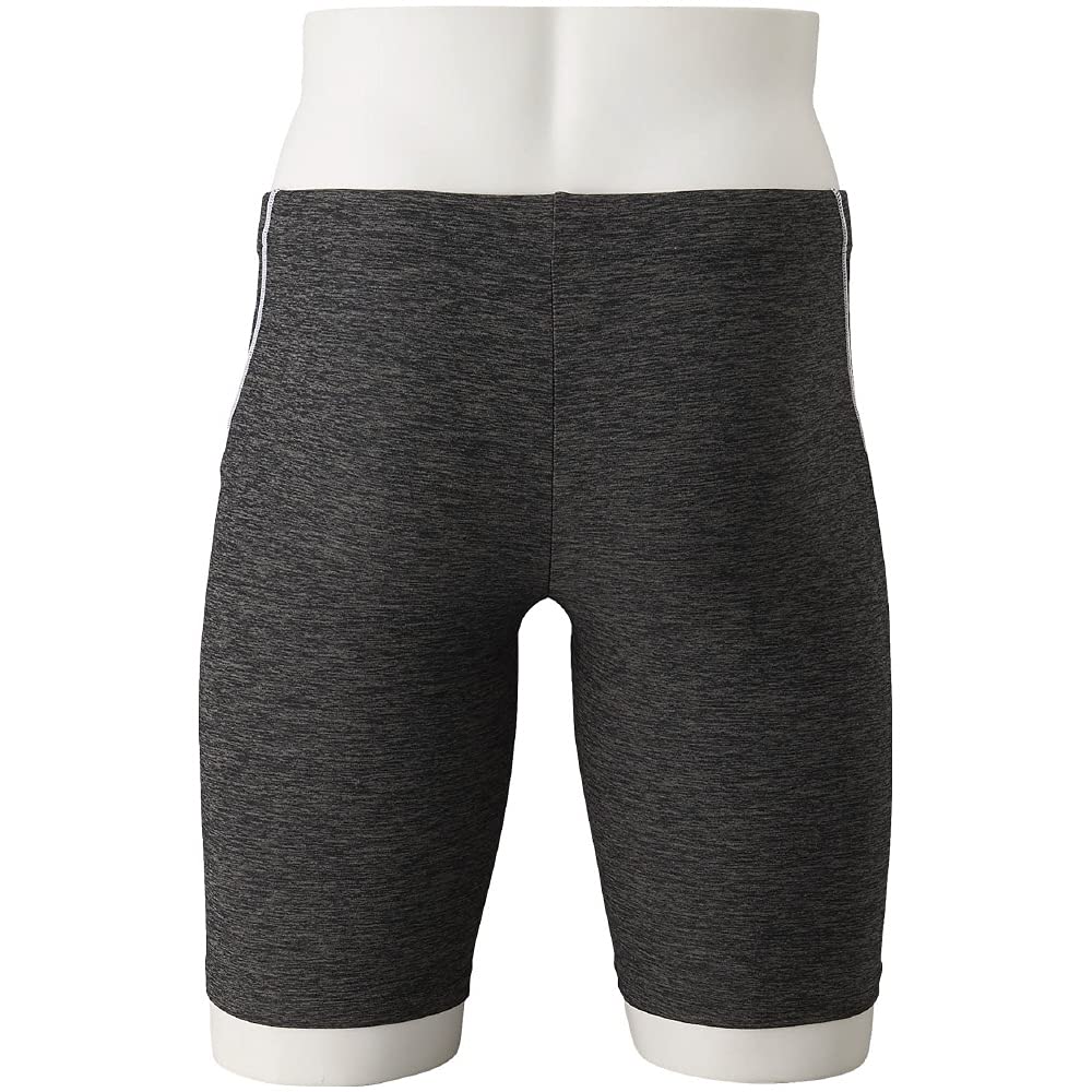 Mizuno Half Spats 3D Size Black Heather Size S Men's (21cm Inseam, Cups) N2JB0616, 90 Gray,
