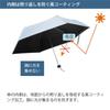 Parasol Folding Cool Plus UV Heat Shielding Large Mini Umbrella Plain Color Ladies for Women 60cm X 6 Bones Uses Fabric with 100% Light Blocking Rate