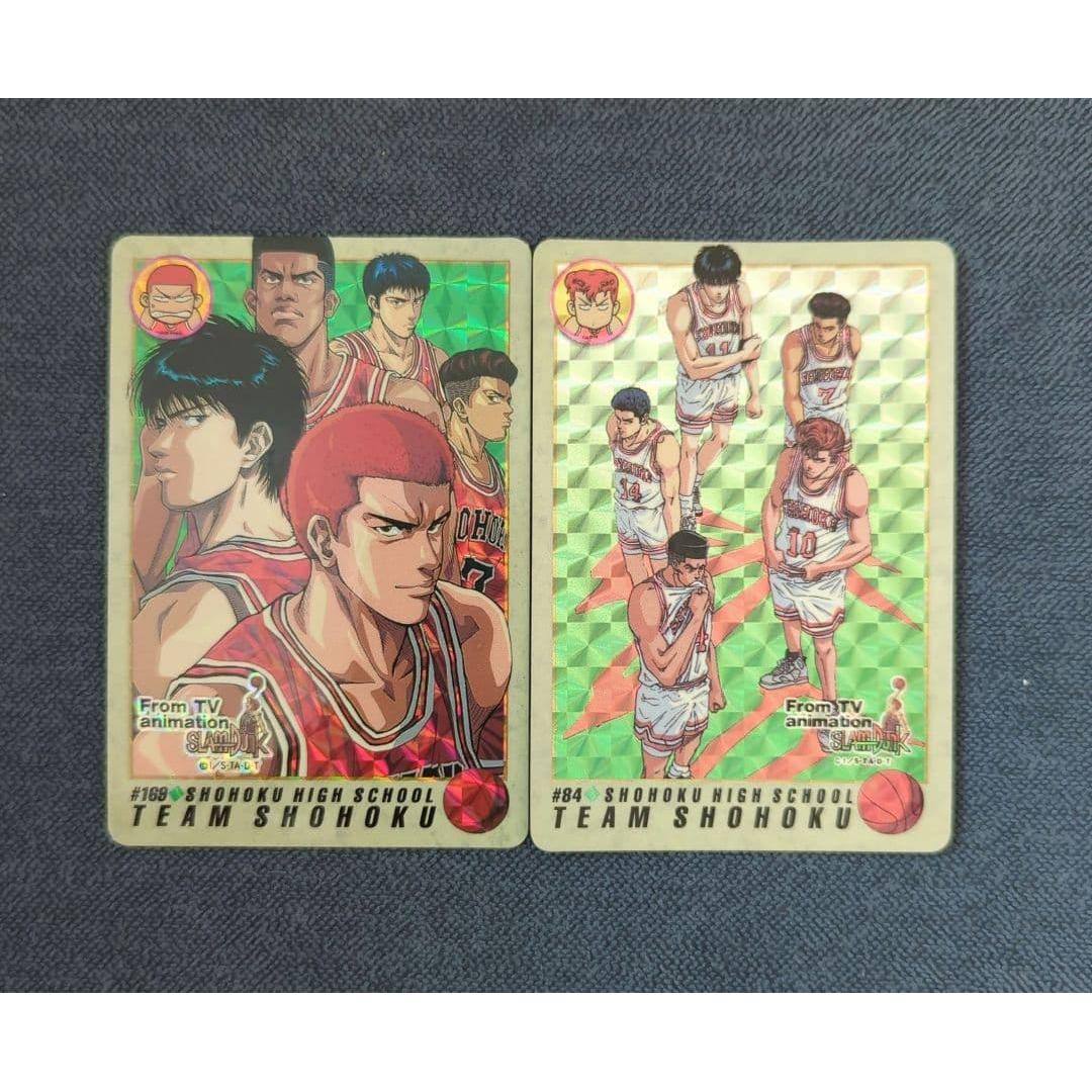 Used Slam Dunk Card Shohoku, Rukawa, Mitsui, Sakuragi No.169, 84 SLAMDUNK