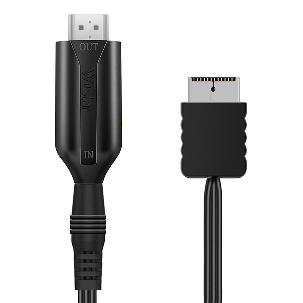 HDTV PC Full HD Audio Video Adapter Link Cable For PS2 Output Support HDMI-compatible 720P 1080 C0G6