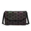New Luminous Geometric Messenger Bag Women's Folding Rhombus Envelope Bag Clutch Bag Trendy Shoulder Bag