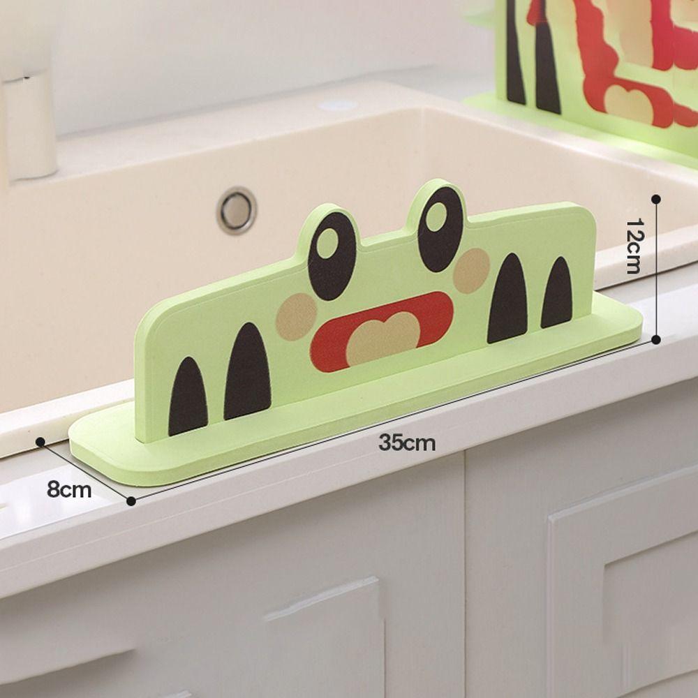 Frog Water Baffle Plate Kitchen Sink Water Baffle Bar Waterproof Screen for Kitchen Gadget