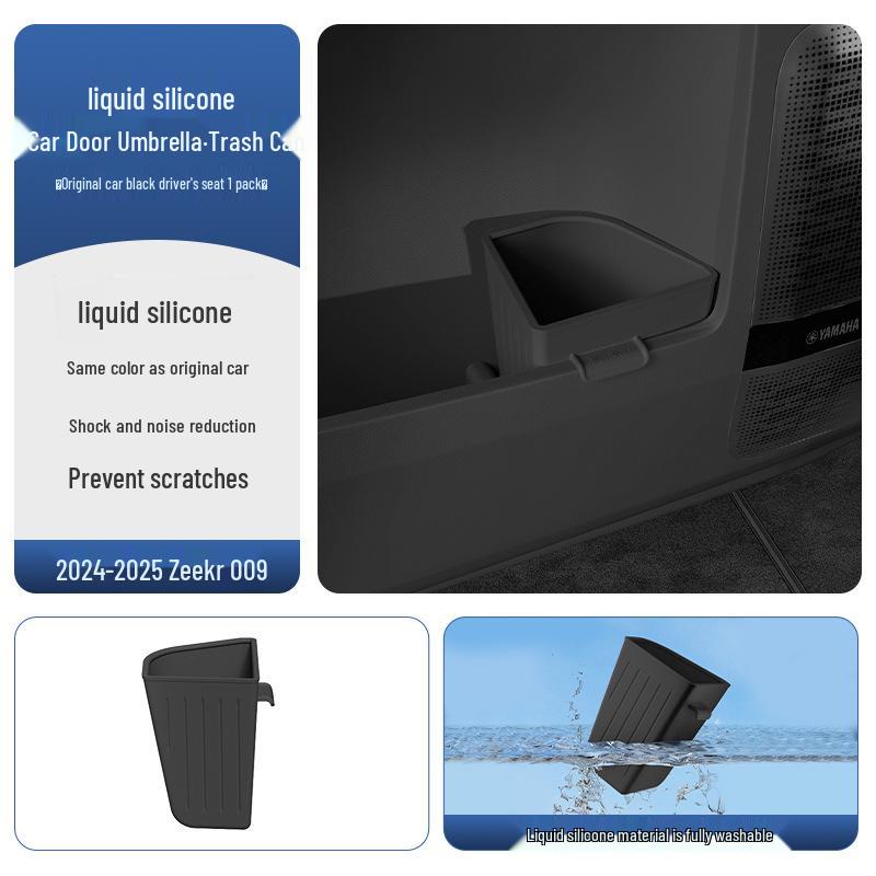 Zeekr 009 Car Interior Trash Can & Umbrella Holder for Door Storage
