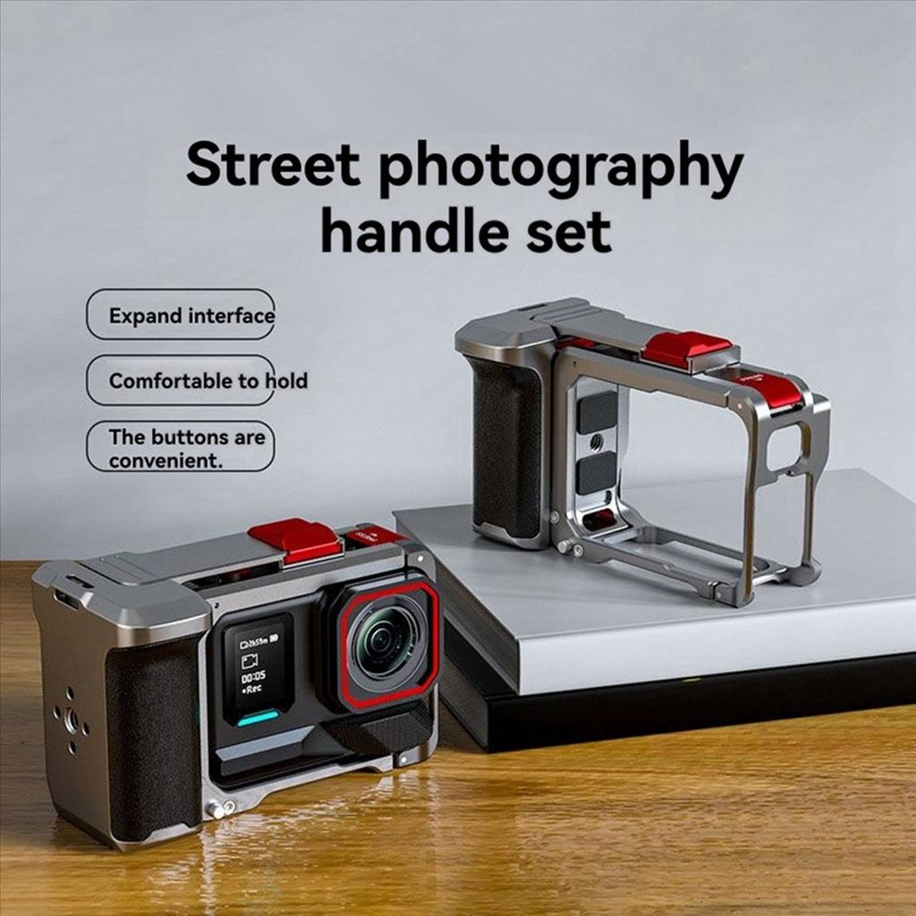 Camera Xplorer Grip Holder for Pro 2/1 Aluminum Frame Cage Camera Extension Bracket with Shutter Button