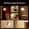 360 Grad drehbarer PIR-Bewegungssensor LED-Nachtlicht-Wandlampen Wiederaufladbare Unterschrankleuchte Drahtlose Schrank-Nachtlampe