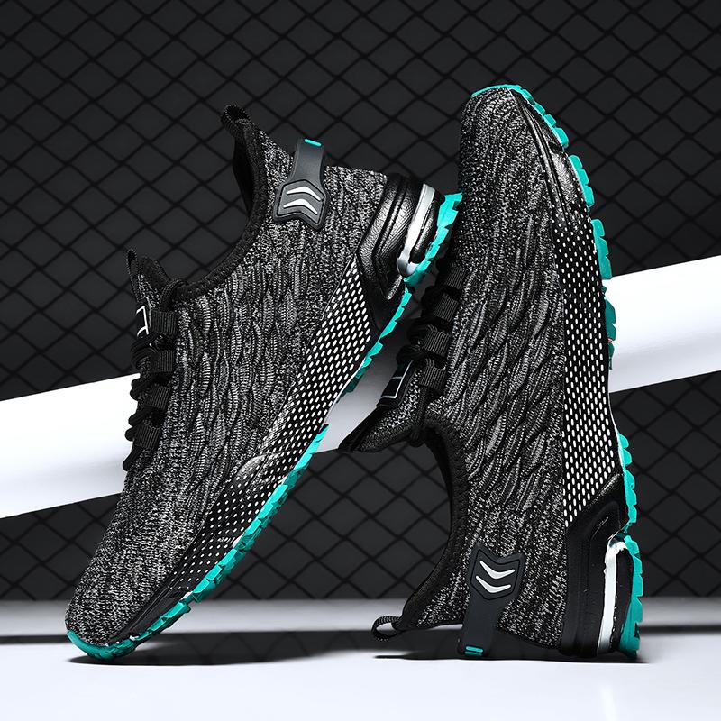 Übergröße 48 Leichte Atmungsaktive Freizeit-Sportschuhe Aus Netzstoff Herren Sneaker