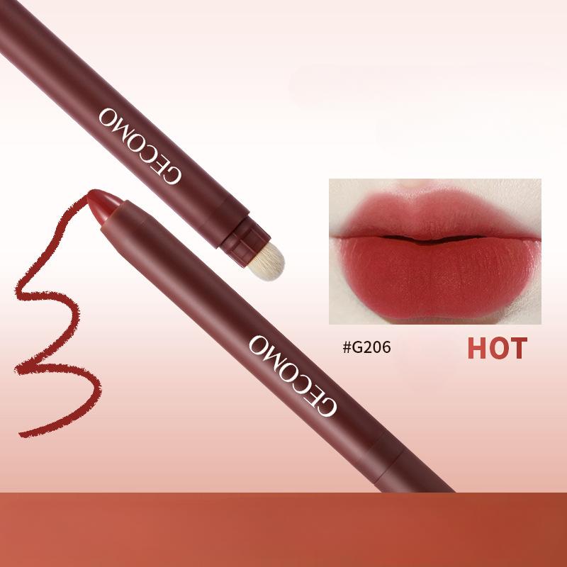 Velvet Matte Double-ended Lipstick Pen, Easy To Smudge, Waterproof, Color-developing, Long-lasting, Not Easy To Stain Women's Lipstick