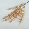 Gold Series Simulation Plants Wholesale Simulation Bouquet Fake Flowers Misty Maple Leaf Phoenix Tail Wedding Decoration Display
