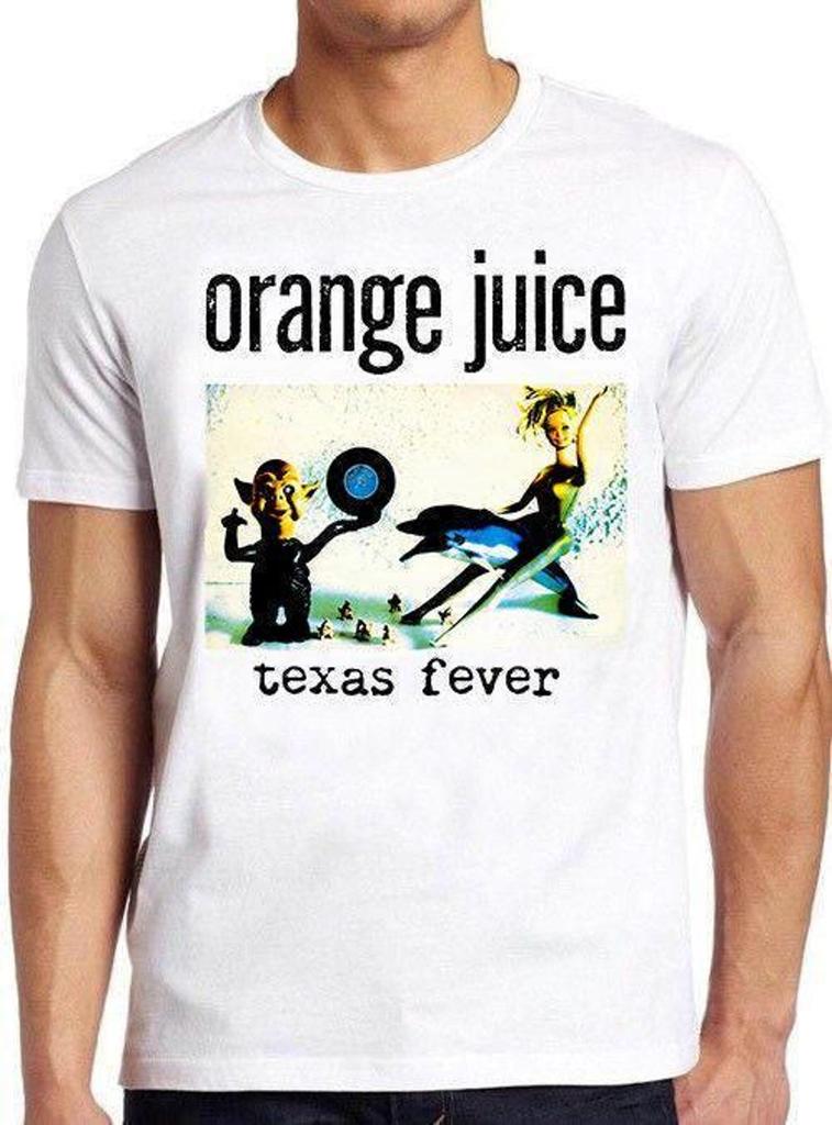 Orange Juice T Shirt B2490 Texas Fever Punk Rock Music Retro Cool Top Tee