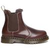 Dr. Martens Round Toe Short Chelsea Boots Women boots Dark-Brown 30954201