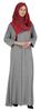 Bimba Islamic Clothes For Women Long Prayer Robe Maxi W  Printed Hijab Rayon Abaya Front Button Muslim