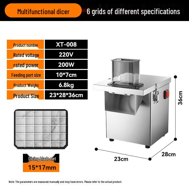 DCLOUD Commercial Stainless Steel Vegetable Cutter