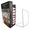 1PC Transparent Acrylic Bookshelf Desktop Decoration Storage Rack Bookshelf Storage Rack School Stationery