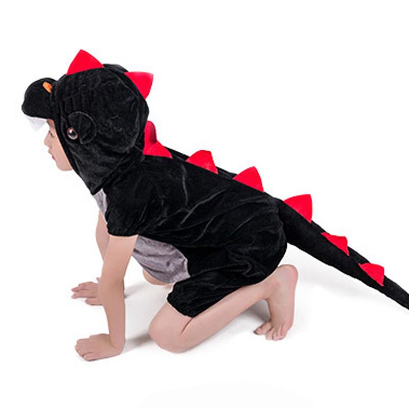 

Cute Child Dinosaur Kugurumi Costume Cosplay Boys 2-4T 4-8Y Green Black Kindergarten School Party Game Role Play Suit Umorden 130 (6-8Y)
