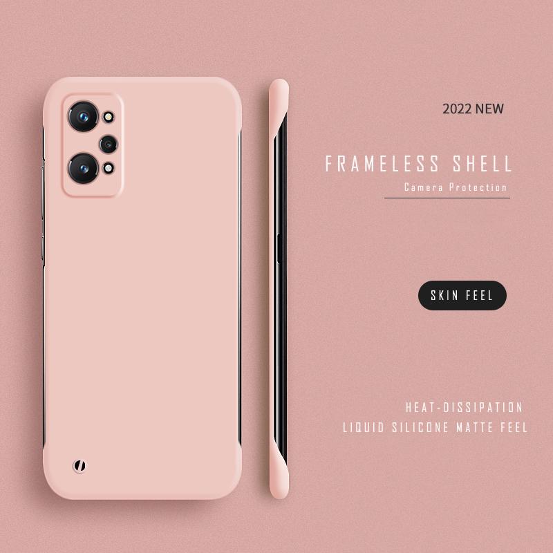 Ultra Slim Hart-PC-Rahmenlose Hülle Für OPPO Realme 10 11 Pro Plus Capa Für Realme GT NEO 3 2T 2 Pro 5G Matt Bunte Handyhülle