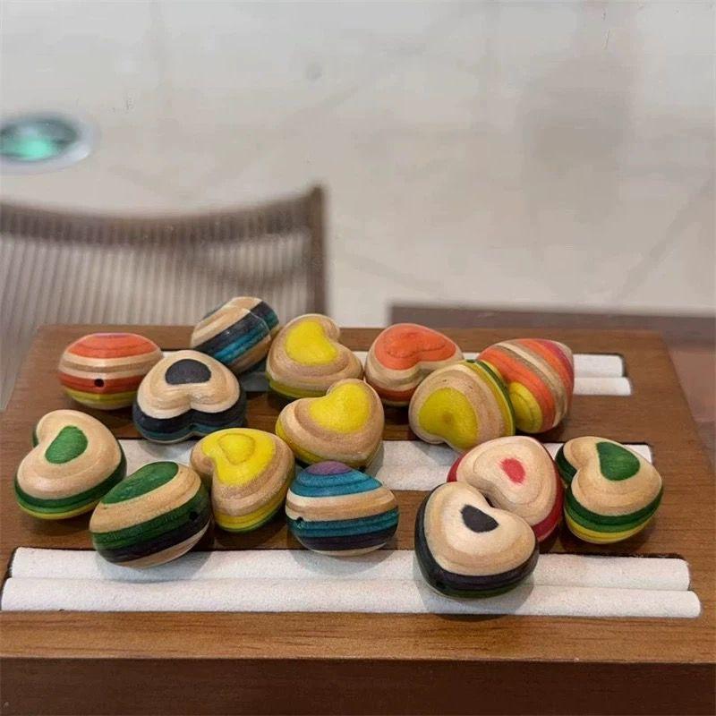 

Радужное Дерево Сердце DIY Аксессуары Плетеный Ручной Ремешок Браслет Ожерелье Подвеска Браслет Ремесла Украшение Color random one