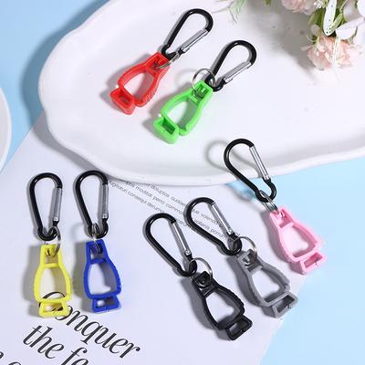 Multifunctional Fastener Hook Plastic Safety Work Gloves Clamp Belt Holder For Hanging Gloves Masks Towels And Sports Kettles