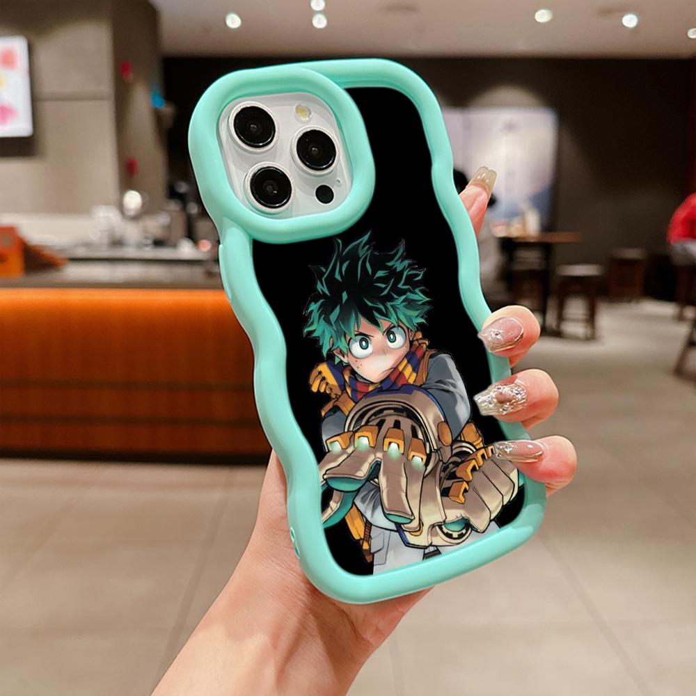 Macaron Soft TPU Phone Case for Xiaomi Poco X3 X5 X6 M6 Redmi 12C 13C Redmi Note 9 10 11 12 13 Pro 10s 11s 12s Cover Ae54 Anime My Hero Academia Art