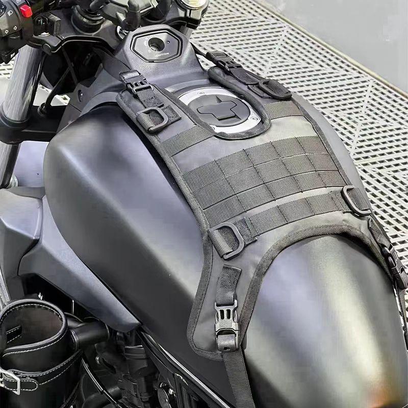 Universal Multi-Purpose Motorcycle Tank Bag Base Off-Road Compatible with Motorcycle Tank Vests Set