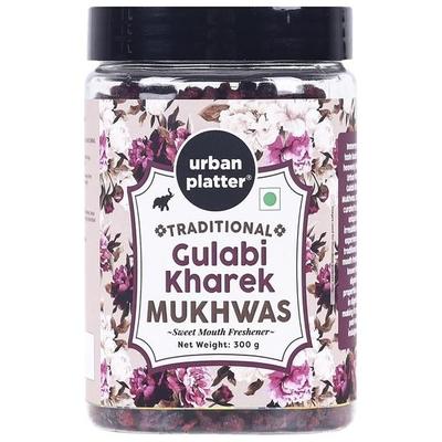 Urban Platter Gulabi Kharek Mukhwas, 300 g / 10,58 oz [Osvěžovač dechu, Trávení, Svačina po jídle]
