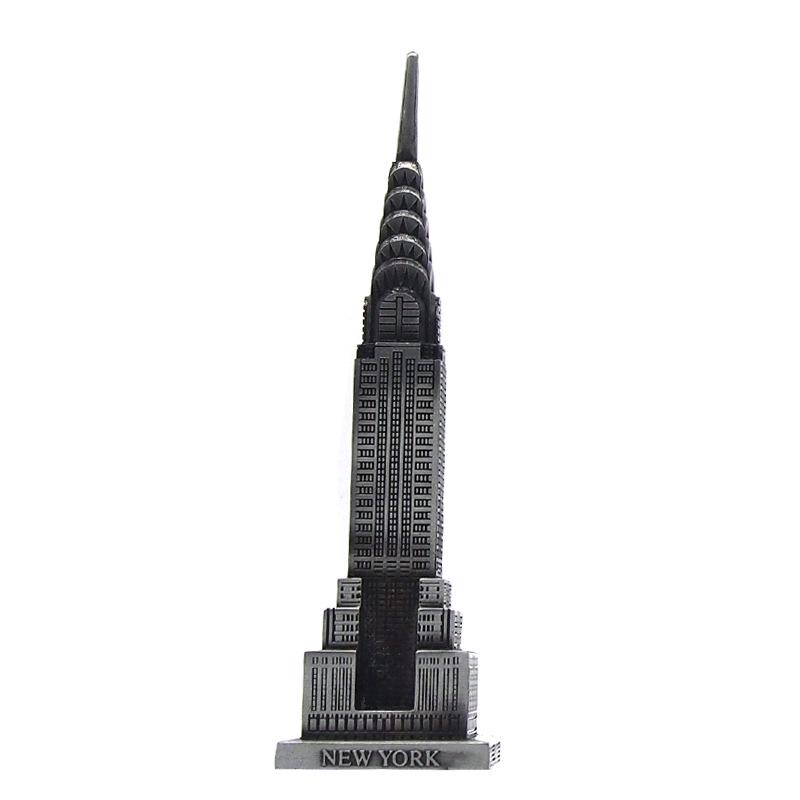 Chrysler Building Wolkenkratzer Metallfigur Ornament