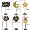 Wooden Shell Stars Night Light Energy Saving Ramadan Desk Light LED Moon Light  Party Decor