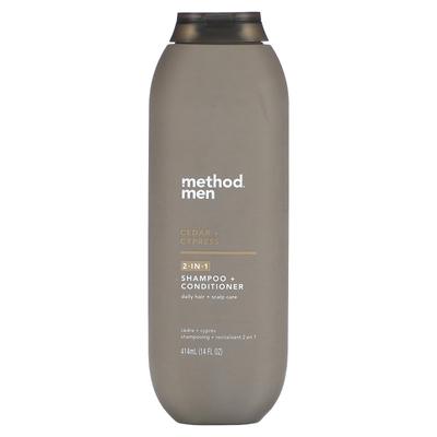 Men's, 2-In-1 Shampoo + Conditioner, Cedarwood + Cypress, 414 Ml (14 Fl Oz)