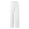 Lässige, einfarbige, elastische Taille, gerade Freizeithose für Damen mit Taschen