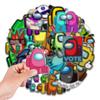 50 New Games Among US Graffiti Stickers Suitcase Computer Car Refrigerator Skateboard Stickers Waterproof