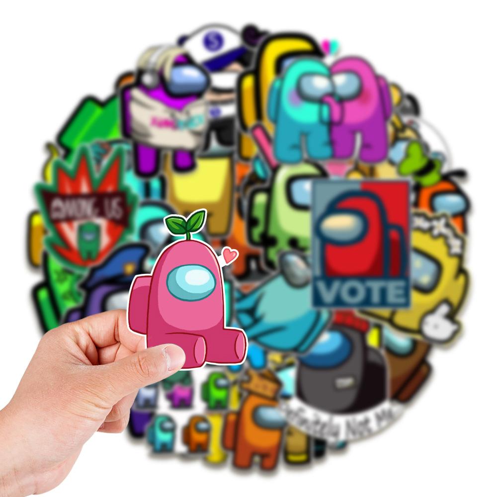 50 New Games Among US Graffiti Stickers Suitcase Computer Car Refrigerator Skateboard Stickers Waterproof